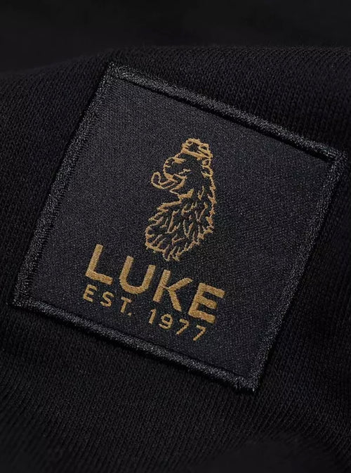 Luke 1977 Bago Patch Overhead Hoodie - Black