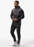 GK advance tracksuit top black/fossil grey