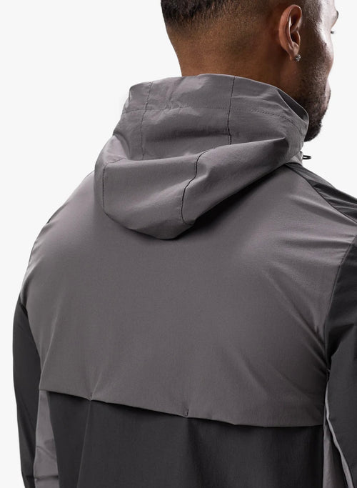 GK advance tracksuit top black/fossil grey