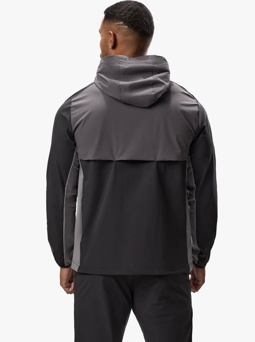 GK advance tracksuit top black/fossil grey