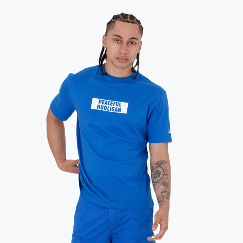 Peaceful Hooligan Box Logo T-Shirt Cobalt