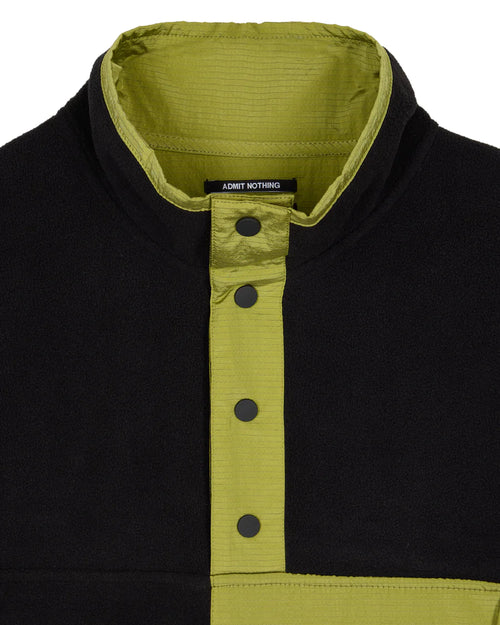 Weekend Offender CRUZ POLAR FLEECE BLACK/LIME GREEN