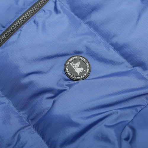 Peaceful Hooligan sports blue puffer jacket