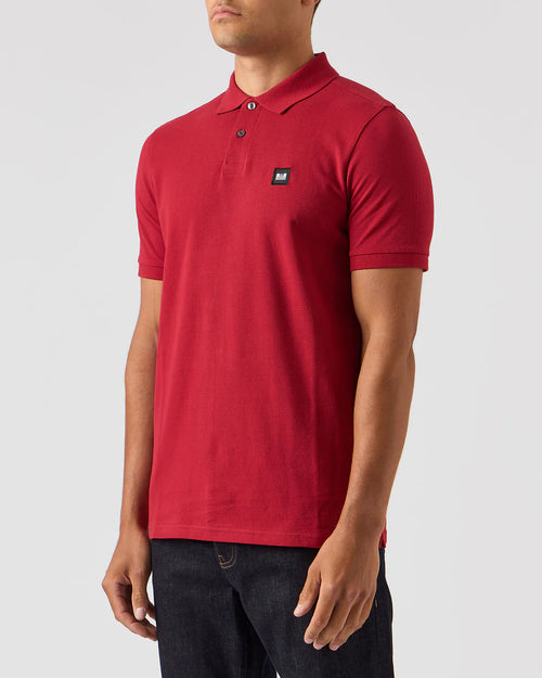 Weekend Offender CANEIROS POLO SHIRT SCARLET RED