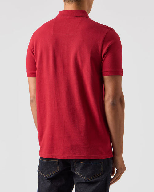 Weekend Offender CANEIROS POLO SHIRT SCARLET RED