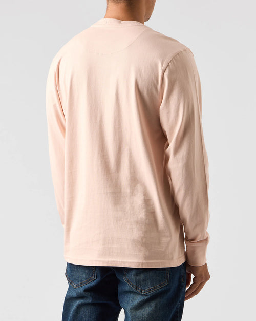Weekend Offender MAHONEY LONG SLEEVE T-SHIRT PEACHY