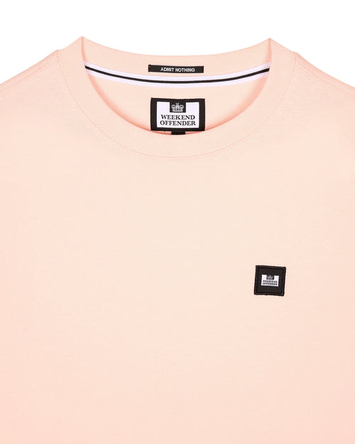 Weekend Offender MAHONEY LONG SLEEVE T-SHIRT PEACHY