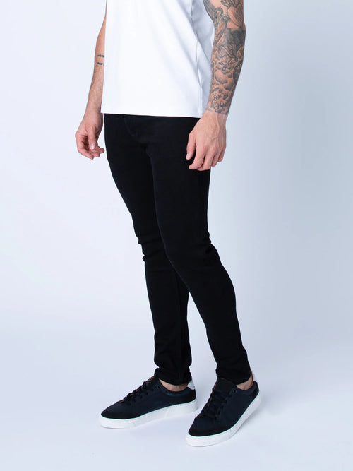 Luke 1977 VAC SLIM FIT BLACK JEANS