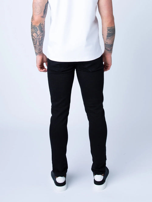 Luke 1977 VAC SLIM FIT BLACK JEANS