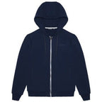 REGULAR-FIT ZIP HOODIE WITH PRINTED LOGO ON THE CHEST