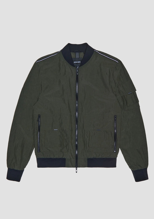 Antony Morato REGULAR FIT BOMBER JACKET WITH CREASED EFFECT