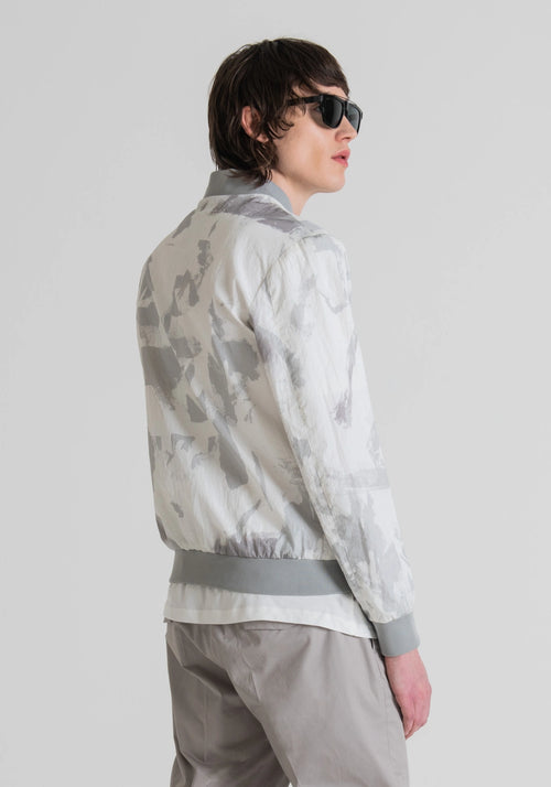 Antony Morato BOMBER JACKET WITH ABSTRACT PRINT
