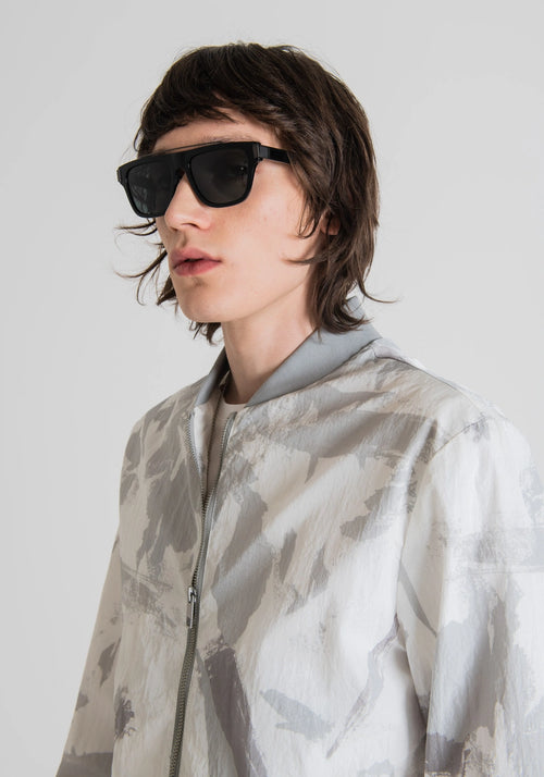 Antony Morato BOMBER JACKET WITH ABSTRACT PRINT