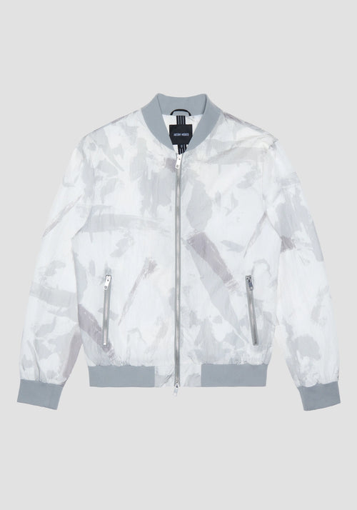 Antony Morato BOMBER JACKET WITH ABSTRACT PRINT