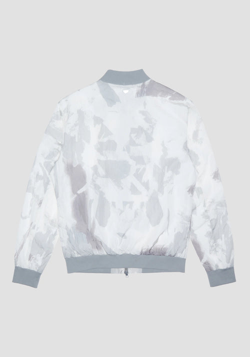 Antony Morato BOMBER JACKET WITH ABSTRACT PRINT