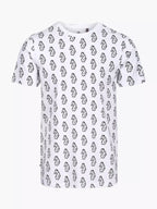 LUKE 1977 LION HEAD PRINT T-SHIRT WHITE