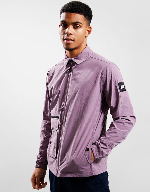 Weekend Offender VINNIE OVERSHIRT DARK GRAPE