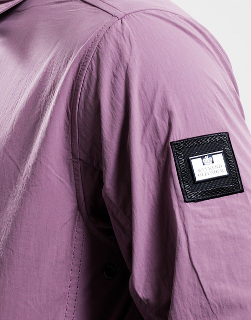 Weekend Offender VINNIE OVERSHIRT DARK GRAPE