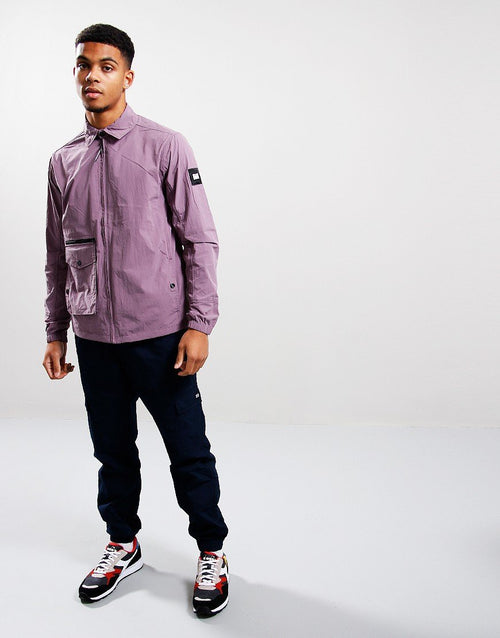 Weekend Offender VINNIE OVERSHIRT DARK GRAPE